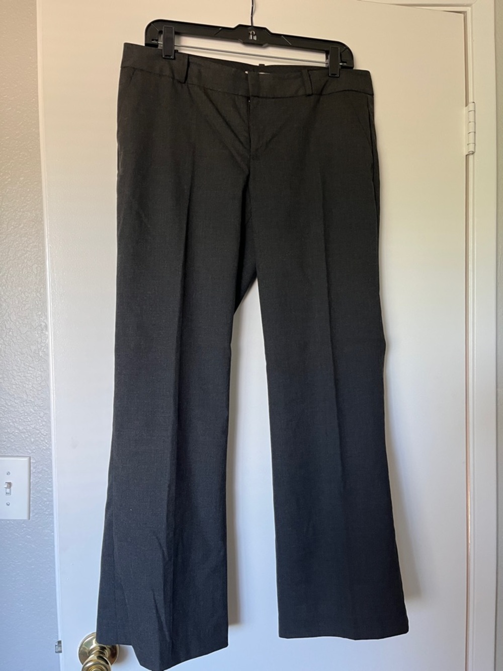 Banana Republic Charcoal Grey Boot Cut Dress Pants